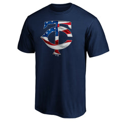 Minnesota Twins Team Banner Wave T-Shirt - Navy