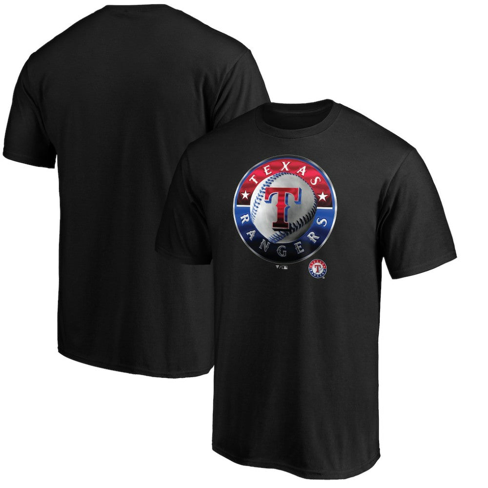 Texas Rangers Team Midnight Mascot T-Shirt - Black