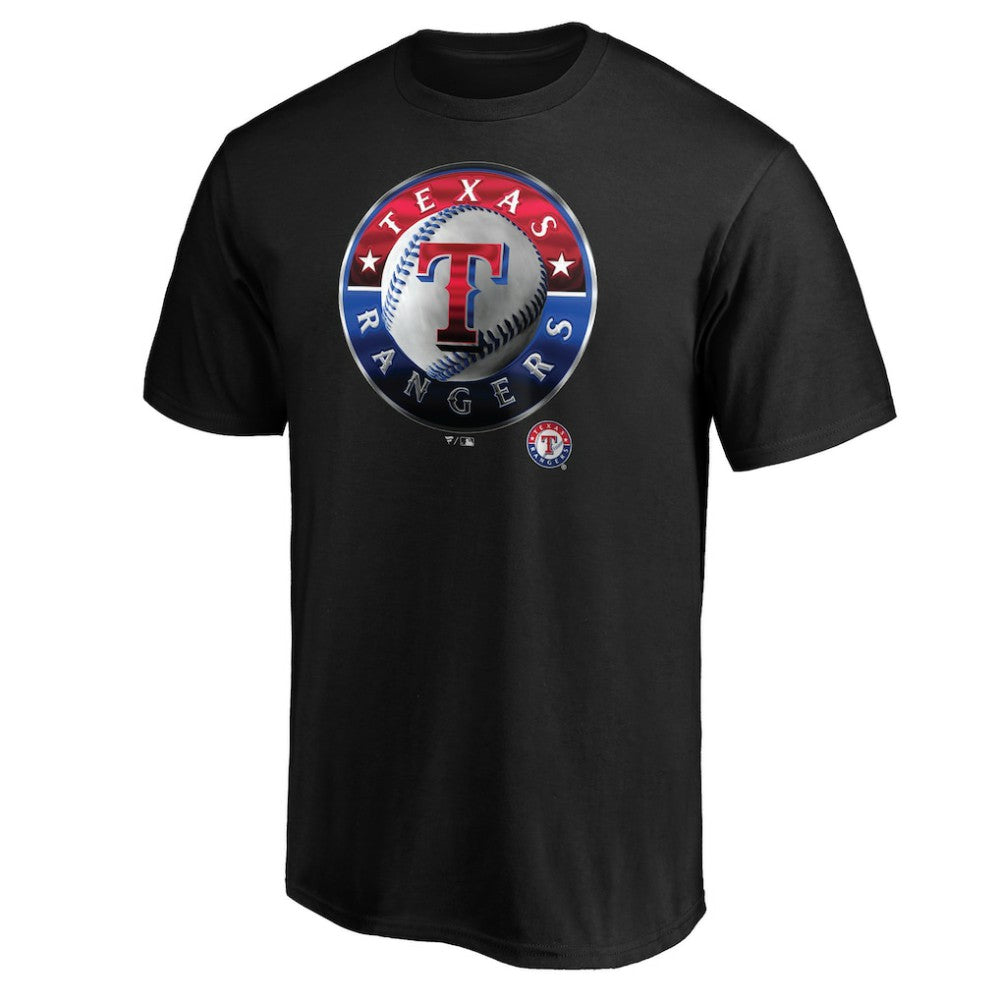 Texas Rangers Team Midnight Mascot T-Shirt - Black
