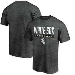 Chicago White Sox Team Win Stripe T-Shirt - Charcoal