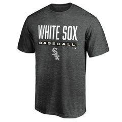 Chicago White Sox Team Win Stripe T-Shirt - Charcoal