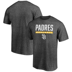San Diego Padres Team Win Stripe T-Shirt - Charcoal