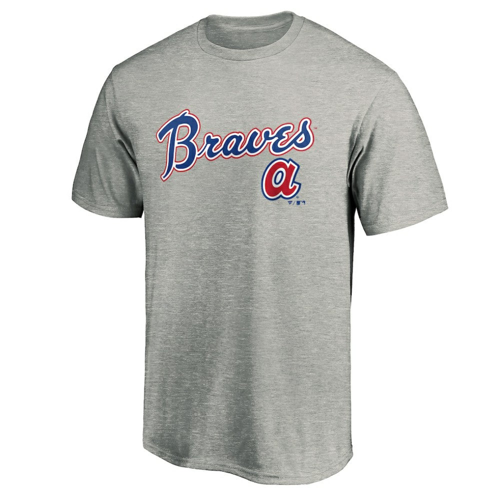 Atlanta Braves Team Wahconah T-Shirt - Heather Gray