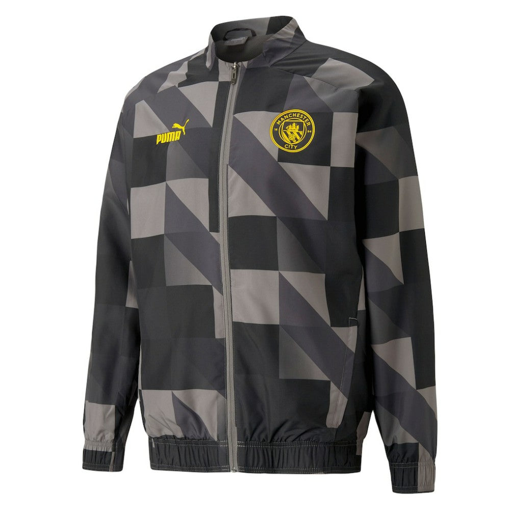 Manchester City 2022/23 Pre-Match Full-Zip Jacket - Black | Puma online