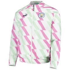 Manchester City 2022/23 Pre-Match Full-Zip Jacket - White | Puma shop
