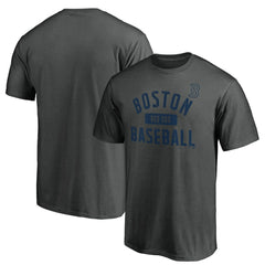 Boston Red Sox Team Primary Pill T-Shirt - Charcoal
