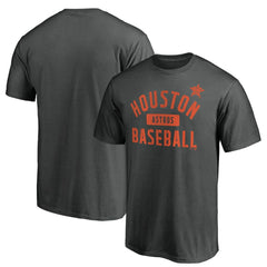 Houston Astros Team Primary Pill T-Shirt - Charcoal