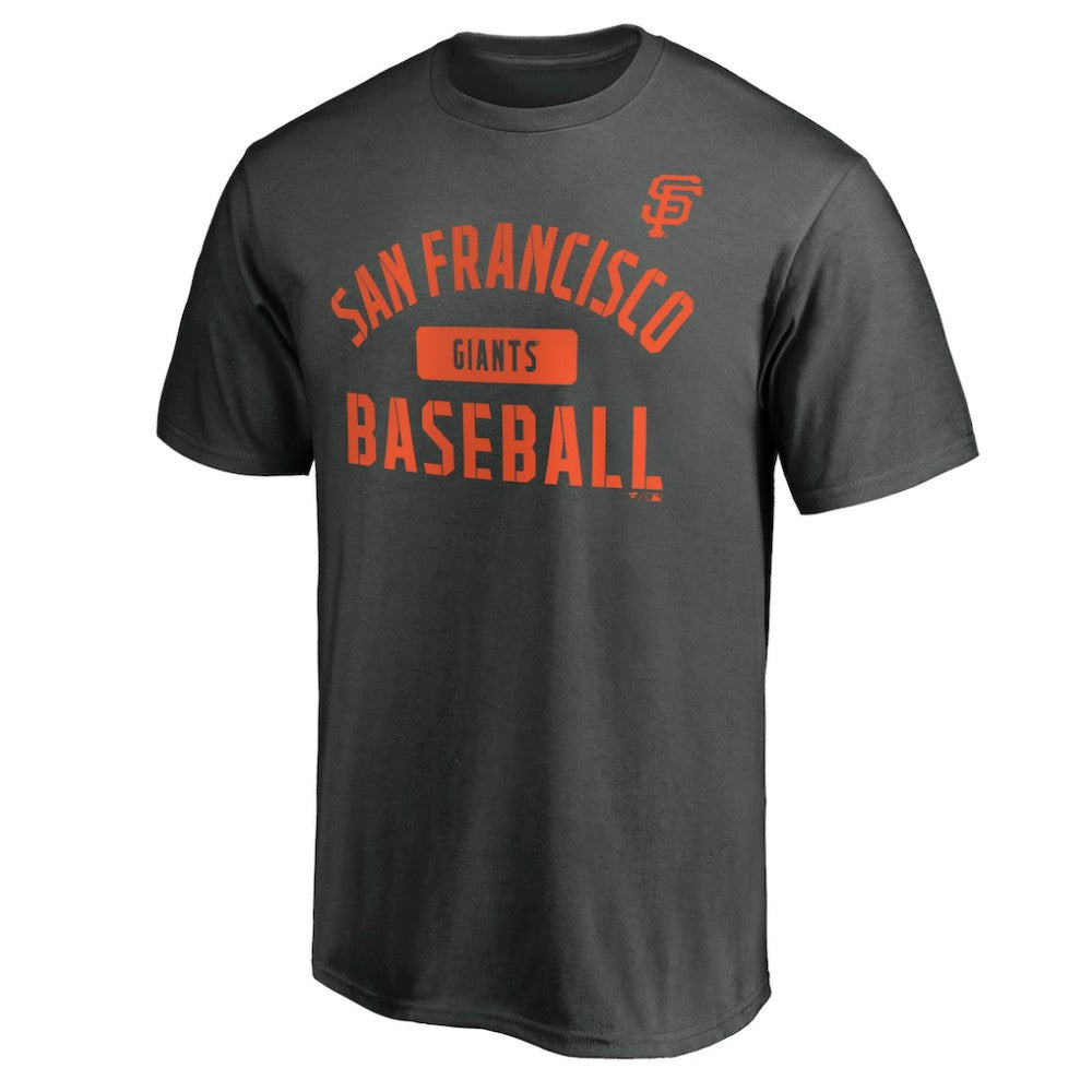 San Francisco Giants Team Primary Pill T-Shirt - Charcoal