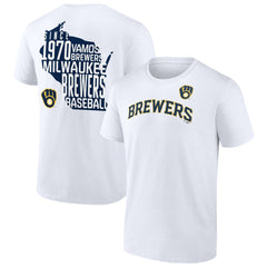 Milwaukee Brewers Team Hot Shot T-Shirt - White