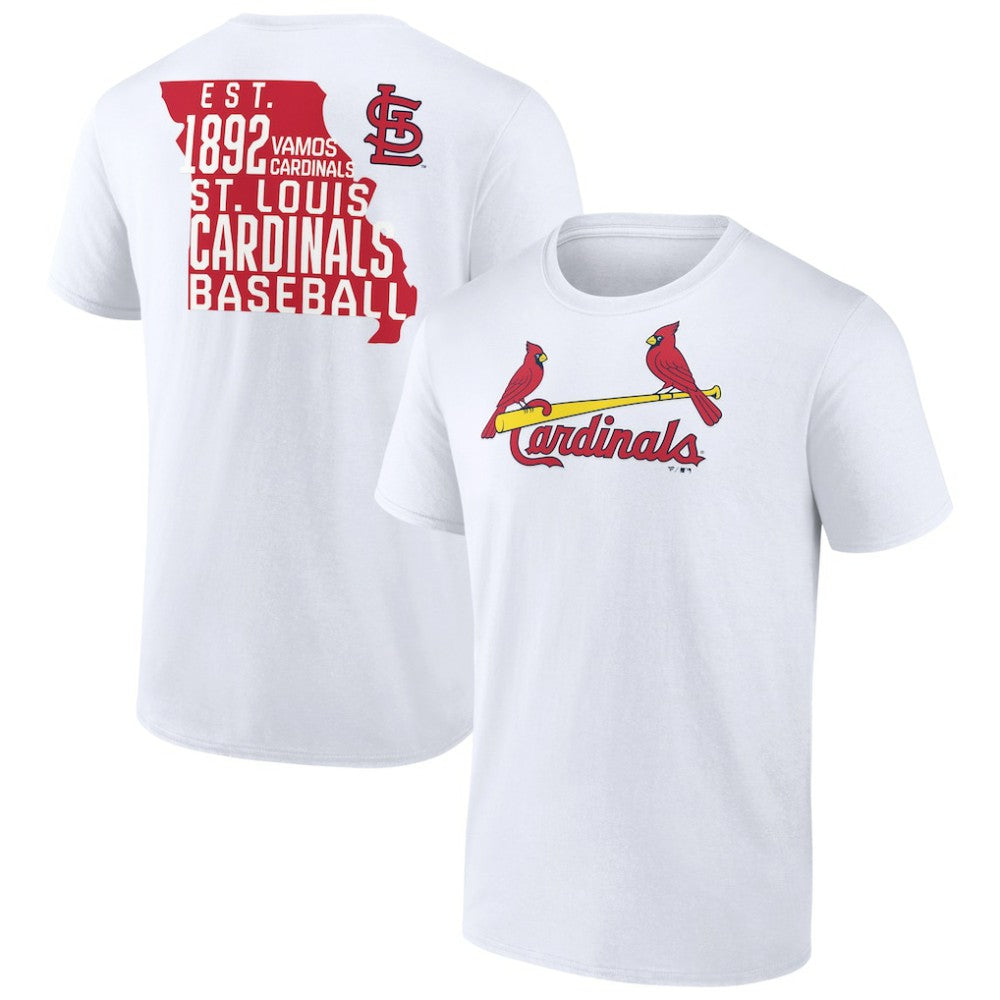 St. Louis Cardinals Team Hot Shot T-Shirt - White