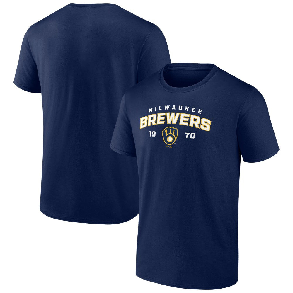 Milwaukee Brewers Team Rebel T-Shirt - Navy