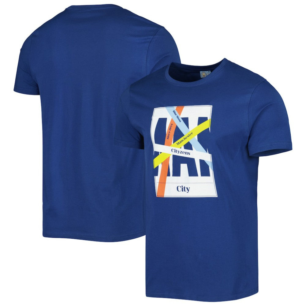 Manchester City Art T-Shirt - Blue discount