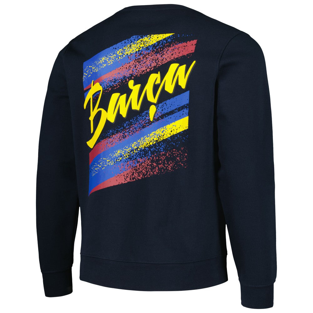 Barcelona Vintage Pullover Sweatshirt - Navy online