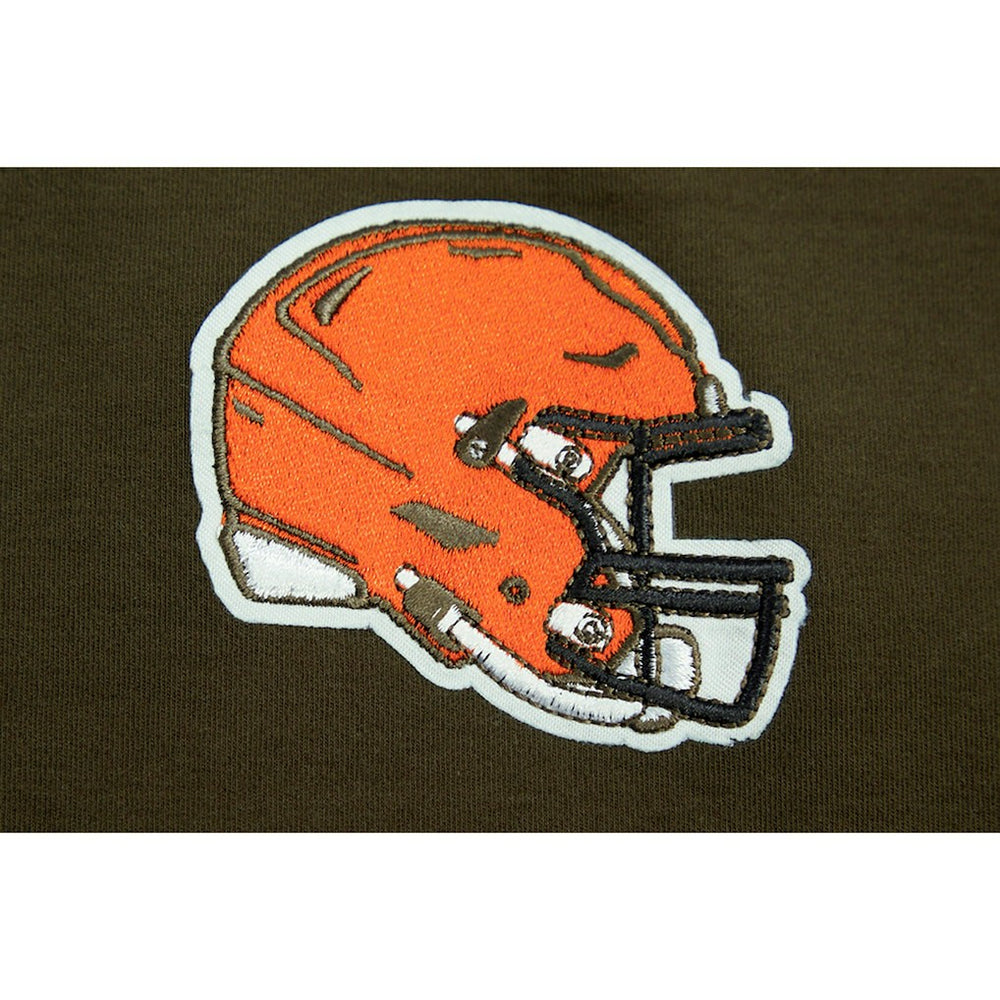 Cleveland Browns Pro Standard Women's Ombre Wordmark Classic Cropped Tank Top - Brown sale