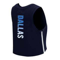 Dallas Cowboys Pro Standard Women's Ombre Wordmark Classic Cropped Tank Top - Navy cheap