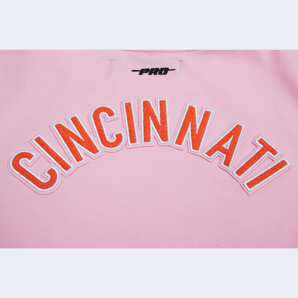 Cincinnati Bengals Pro Standard Women's Cropped Boxy T-Shirt - Pink discount