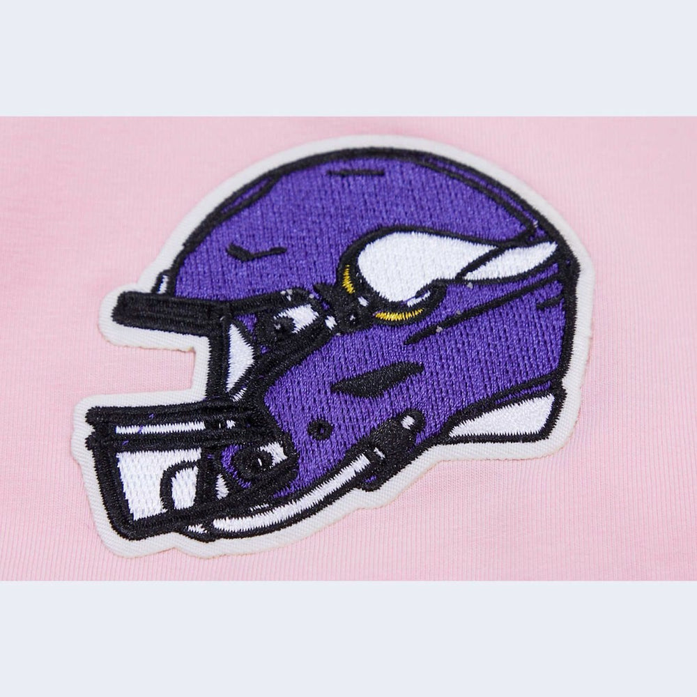 Minnesota Vikings Pro Standard Women's Cropped Boxy T-Shirt - Pink on sale