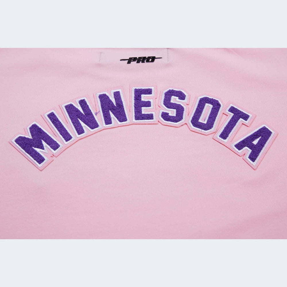 Minnesota Vikings Pro Standard Women's Cropped Boxy T-Shirt - Pink on sale