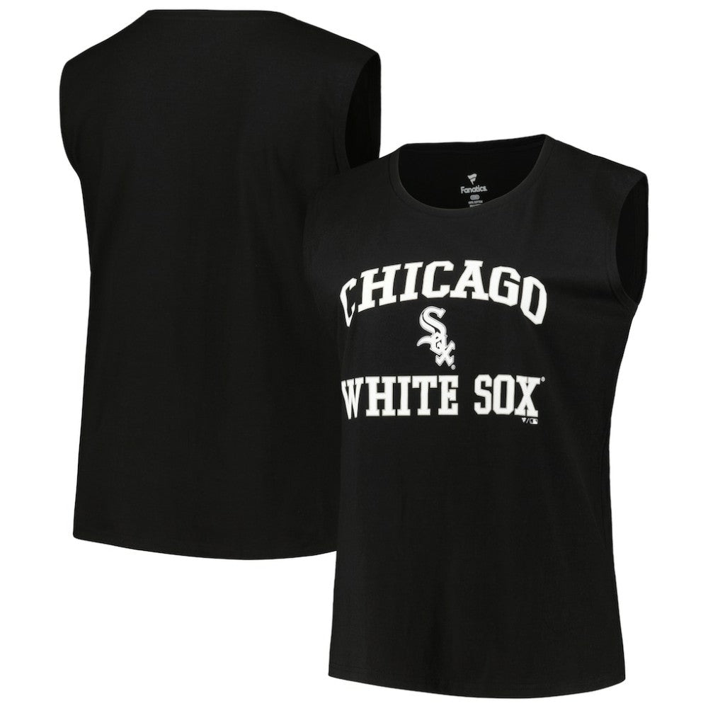 Chicago White Sox Profile Women's Plus Size Tank Top - Black