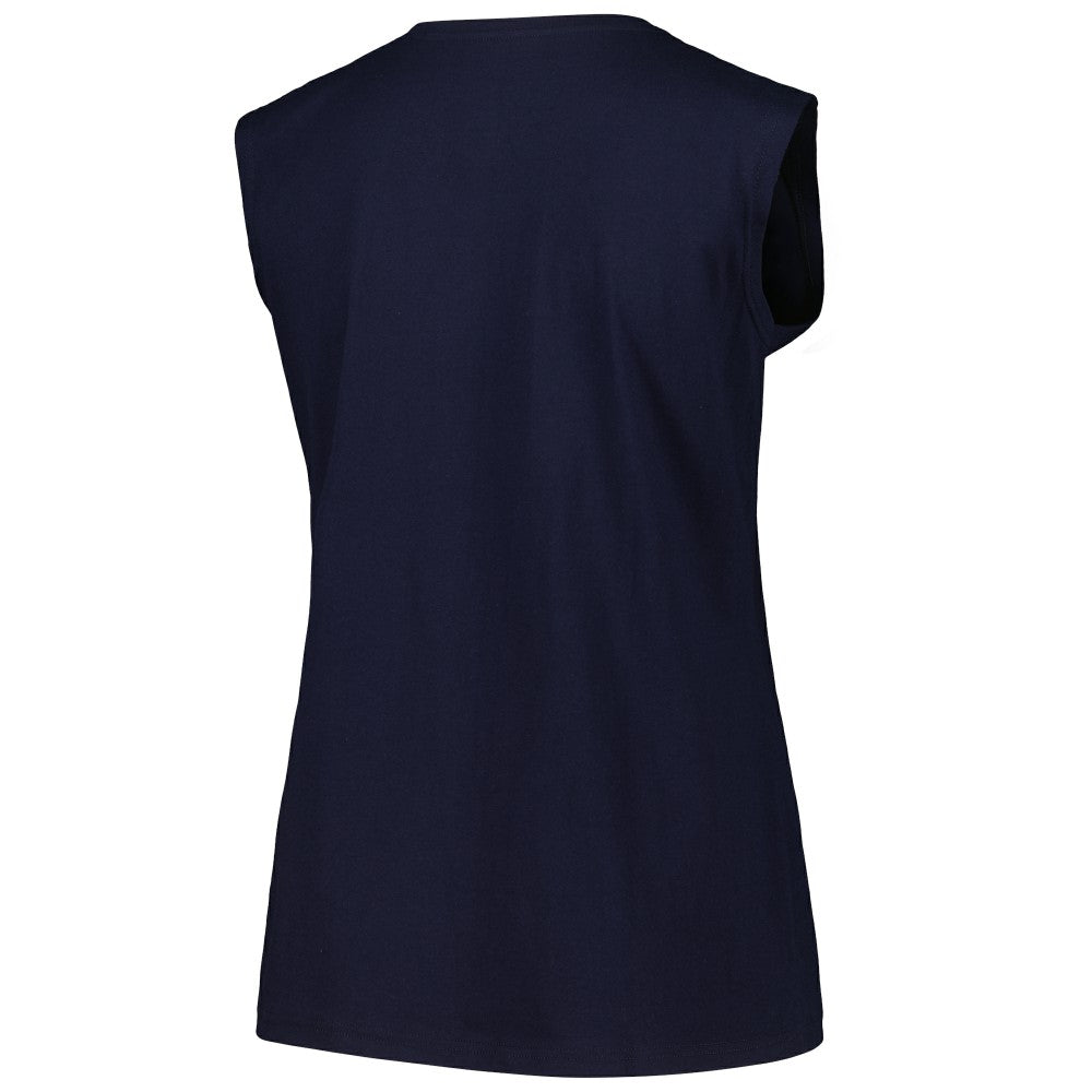 Milwaukee Brewers Profile Women's Plus Size Tank Top - Navy
