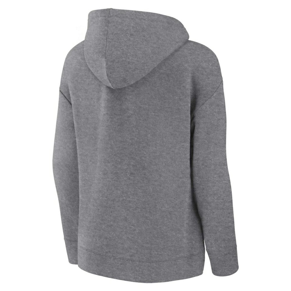 Profile Atlanta Braves Women's Plus Size Pullover Hoodie - Heather Gray