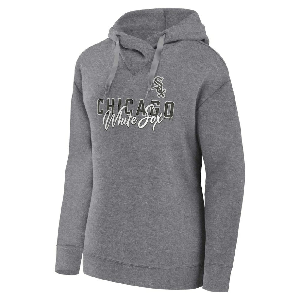 Profile Chicago White Sox Women's Plus Size Pullover Hoodie - Heather Gray