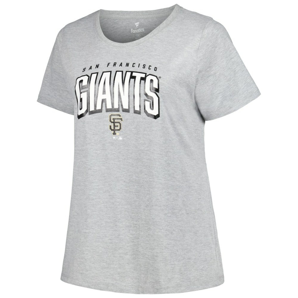 San Francisco Giants Profile Women's Plus Size T-Shirt Combo Pack - Black/Heather Gray