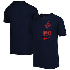New Orleans Pelicans Youth Vs Block Essential T-Shirt - Navy | Nike on sale