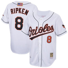 Cal Ripken Jr. Baltimore Orioles Cooperstown Collection 2001 Authentic Player Jersey - White