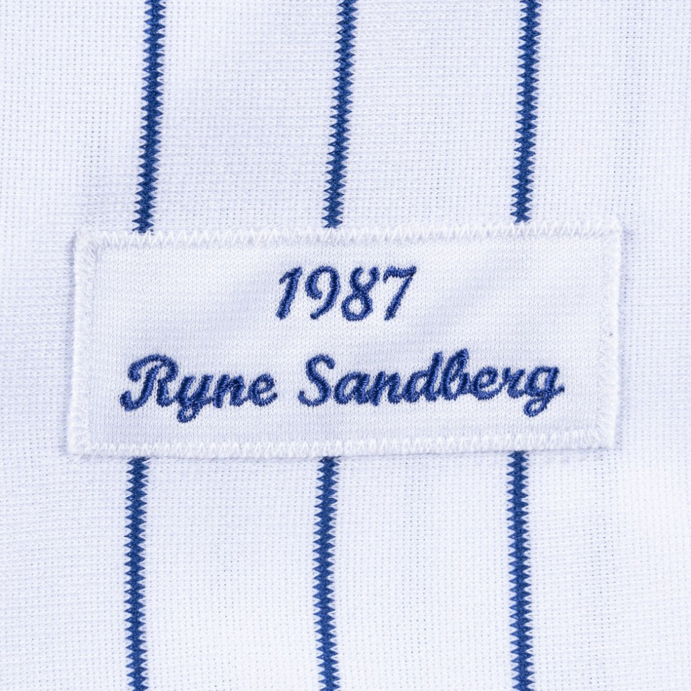 Ryne Sandberg Chicago Cubs Cooperstown Collection 1987 Authentic Player Jersey - White