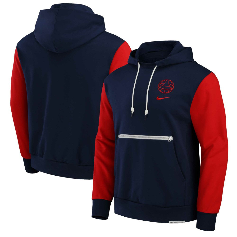 Paris Saint-Germain Standard Issue Pullover Hoodie - Navy | Nike sale