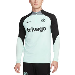 Chelsea Strike Drill 2023/24 Performance Quarter-Zip Long Sleeve Top - Mint | Nike shop