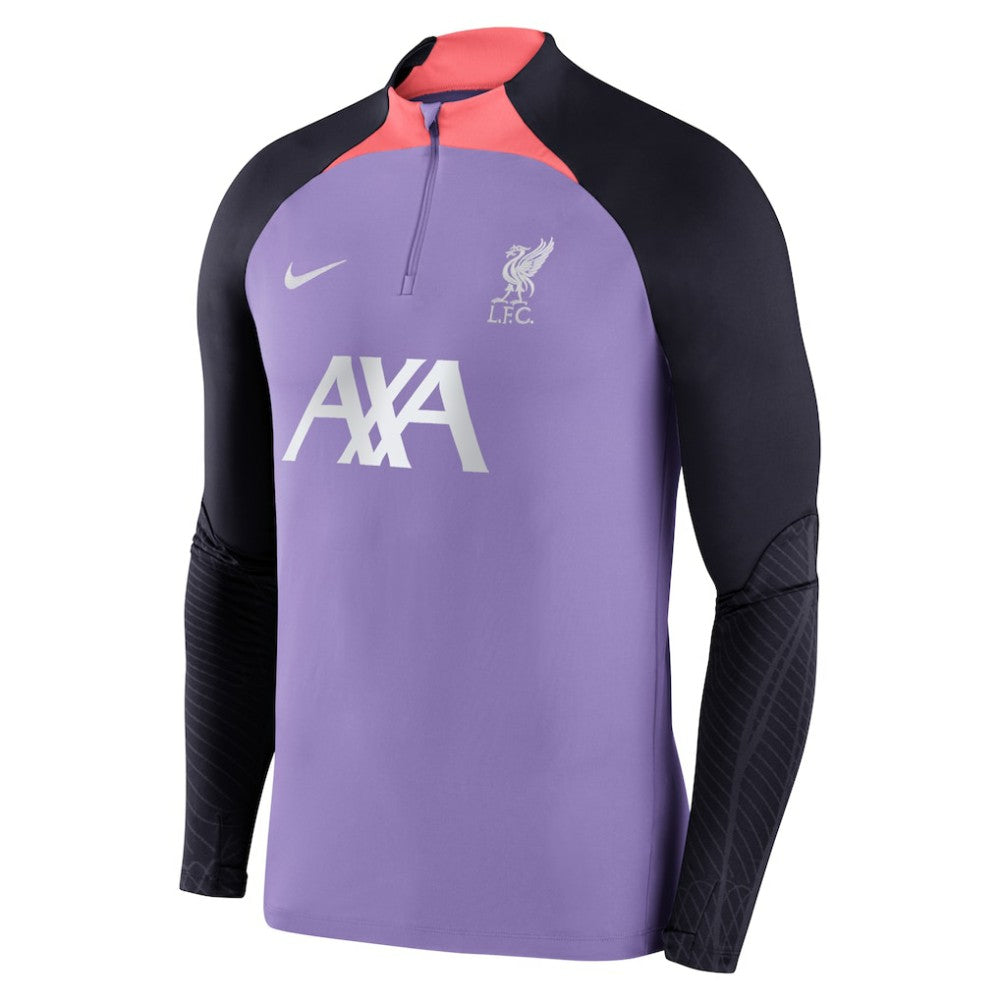 Liverpool Strike Drill 2023/24 Performance Quarter-Zip Long Sleeve Top - Purple | Nike on sale