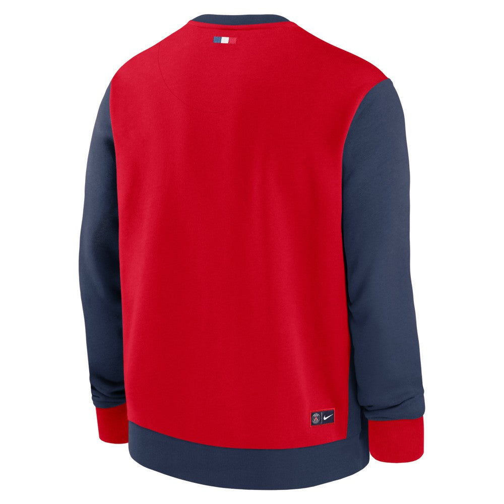 Paris Saint-Germain 2023/24 Standard Issue Travel Performance Pullover Sweatshirt - Red | Nike shop