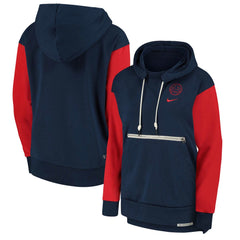 Paris Saint-Germain Women's Standard Issue Pullover Hoodie - Navy/Red | Nike cheap