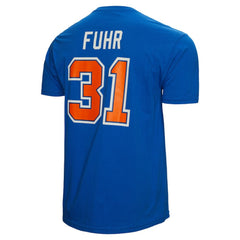 Grant Fuhr Edmonton Oilers Mitchell & Ness Name & Number T-Shirt Royal