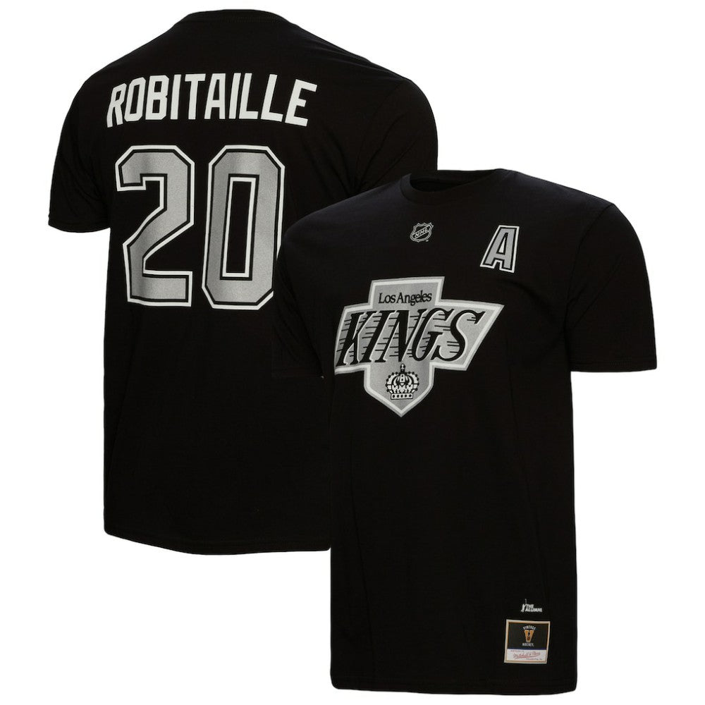 Luc Robitaille Los Angeles Kings Mitchell & Ness Name & Number T-Shirt Black
