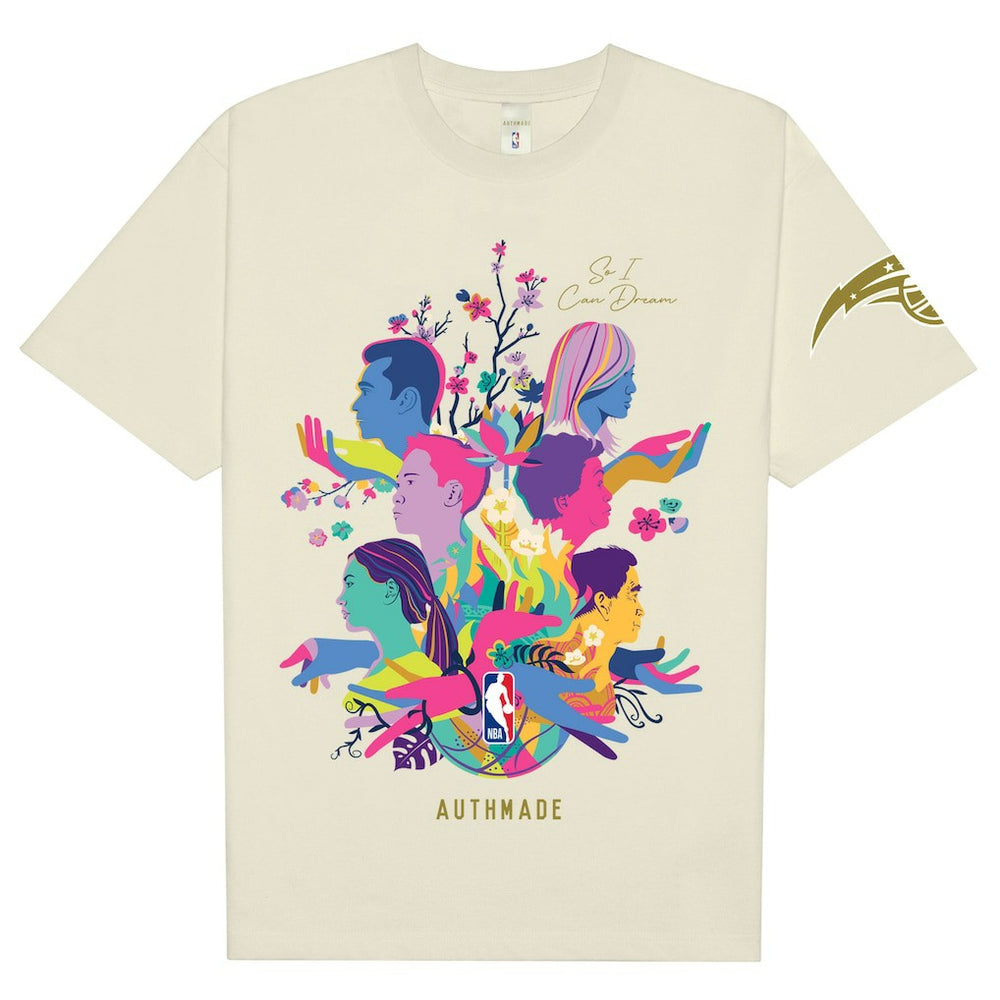 Orlando Magic AUTHMADE x NBA Unisex AAPI Dreamers T-Shirt - Cream outlet