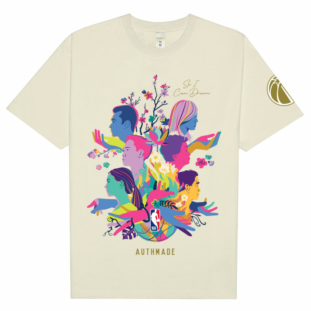Washington Wizards AUTHMADE x NBA Unisex AAPI Dreamers T-Shirt - Cream online