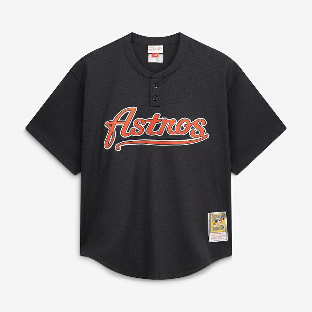 Craig Biggio Houston Astros Authentic Batting Practice Jersey - Black | Mitchell & Ness