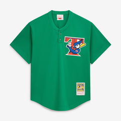 Roy Halladay Toronto Blue Jays Authentic Batting Practice Jersey - Green | Mitchell & Ness