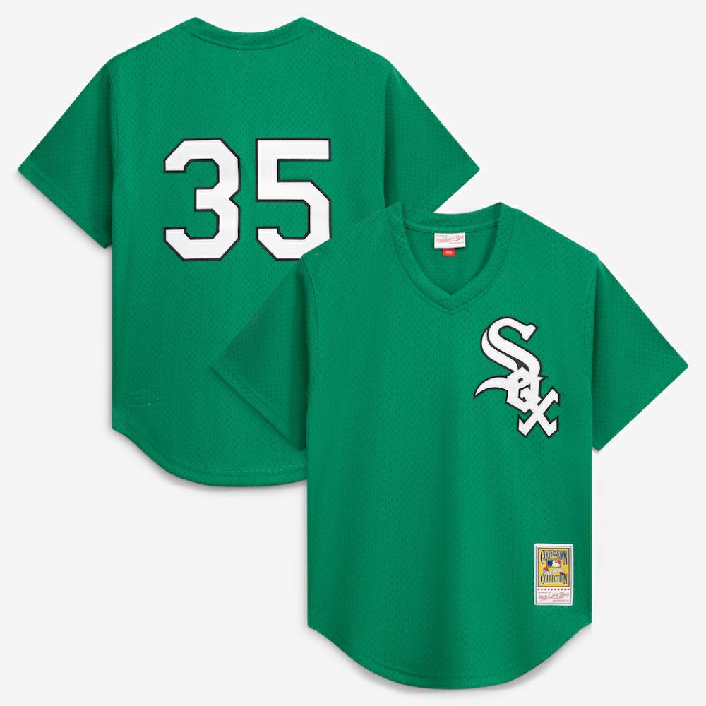 Frank Thomas Chicago White Sox Authentic Batting Practice Jersey - Green | Mitchell & Ness