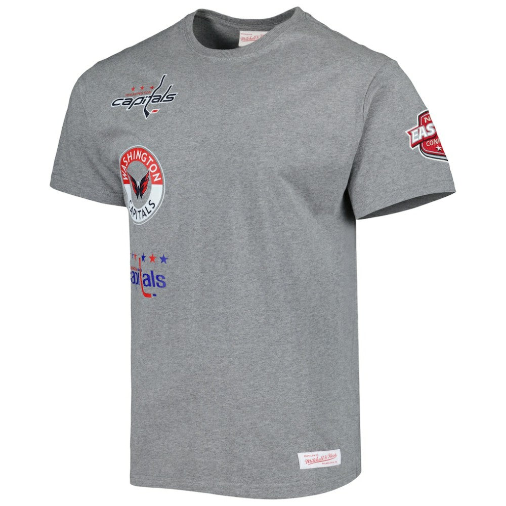 Washington Capitals Mitchell & Ness City Collection T-Shirt Heather Gray