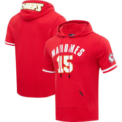 Patrick Mahomes Kansas City Chiefs Pro Standard Player Name & Number Hoodie T-Shirt - Red on sale