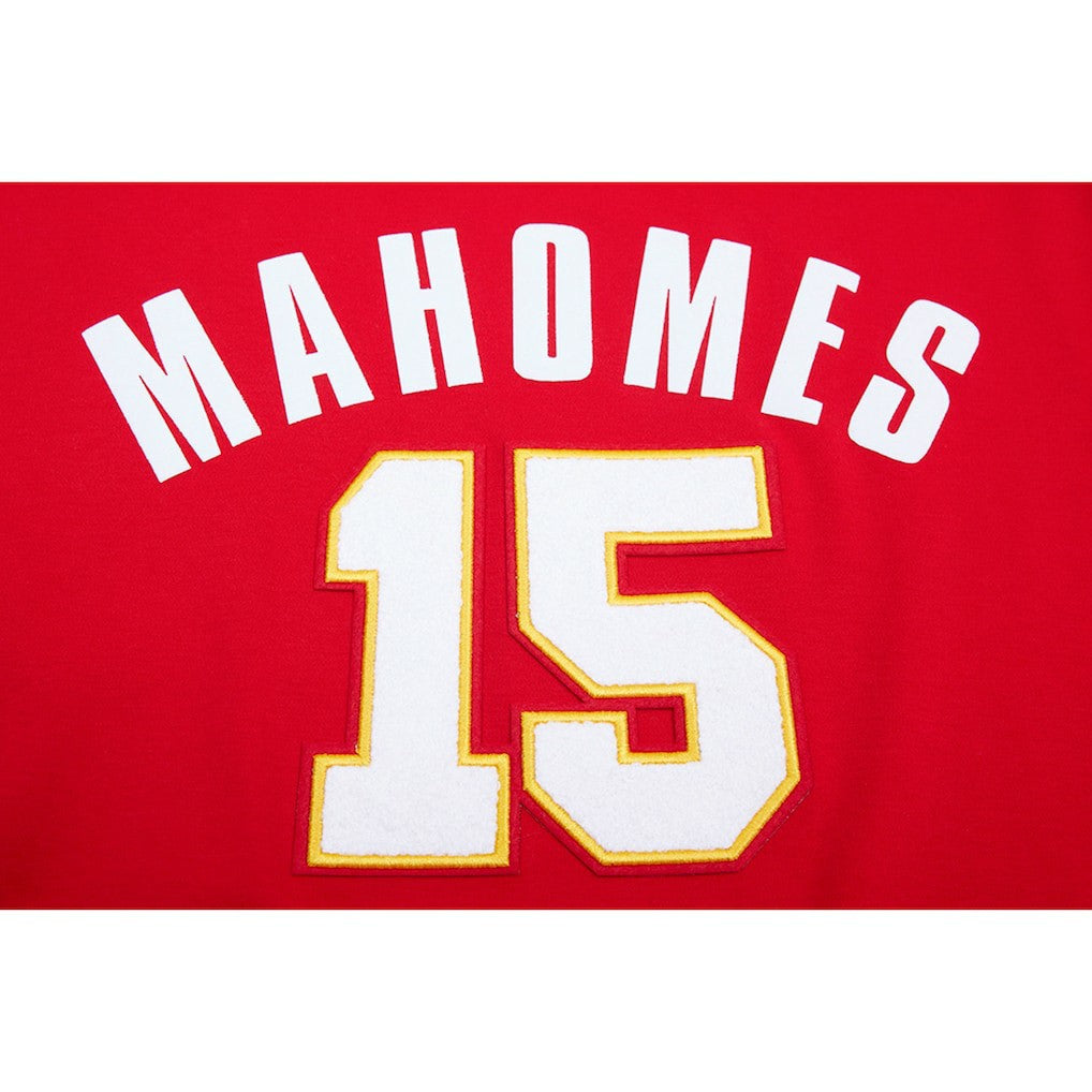 Patrick Mahomes Kansas City Chiefs Pro Standard Player Name & Number Hoodie T-Shirt - Red on sale
