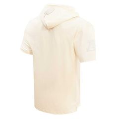 Josh Allen Buffalo Bills Player Name & Number Neutral Short Sleeve Pullover Hoodie - Oatmeal sale