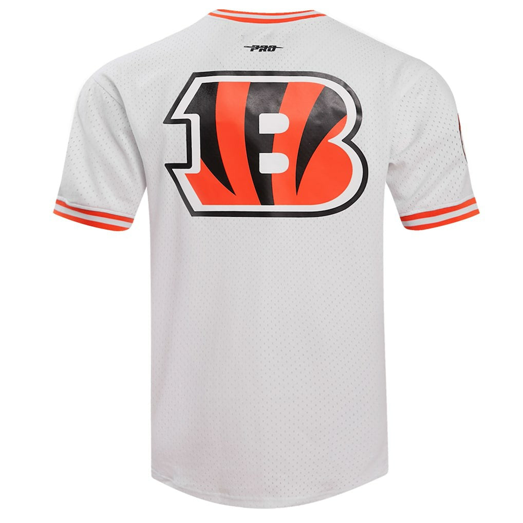 Joe Burrow Cincinnati Bengals Pro Standard Player Name & Number Mesh T-Shirt - White for sale