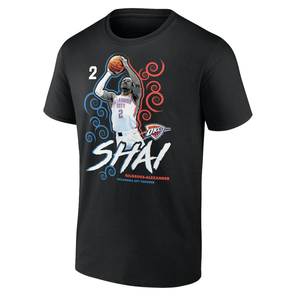 Shai Gilgeous-Alexander Oklahoma City Thunder Competitor T-Shirt - Black shop