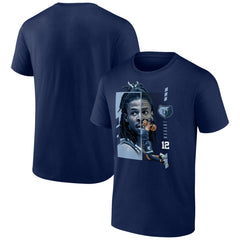 Ja Morant Memphis Grizzlies Jump Pass T-Shirt - Navy shop