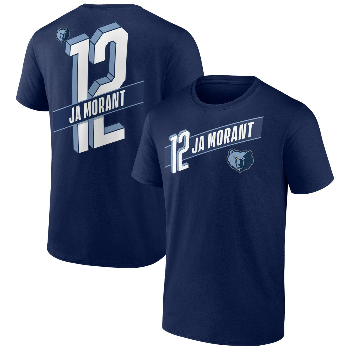 Ja Morant Memphis Grizzlies Full-Court Press Name & Number T-Shirt - Navy online